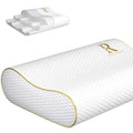 Queen Memory Foam Cervical Pillow for Neck Pain Relief 24x14x5 Inches - Contour Support