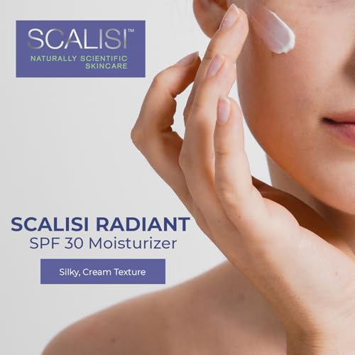 SCALISI RADIANT SPF 30 Moisturizer ? Lightweight Daily Face Sunscreen with Anti-Aging Benefits ? Clinically Proven to Reduce Fine Lines ? No White Cast ? All Skin Types