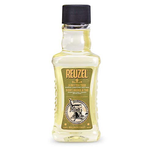Reuzel 3-In-1 Tea Tree Shampoo, Cleanses Hair and Body