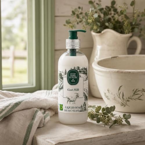 Eyup Sabri Tuncer Goat Milk Hand Soap 16.9 fl oz - Moisturizing Liquid Hand Wash