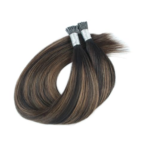 Cold Fusion I Tip Hair Extensions - 24 Inch Brown Balayage - ABH AMAZINGBEAUTY HAIR (IT) P2-6/2