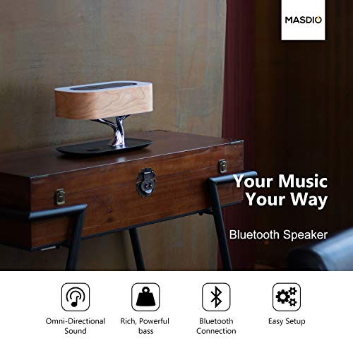 Masdio Light of Tree Bedside Lamp with Bluetooth Speaker & Wireless Charger – Variation: Light of Tree(Plus)