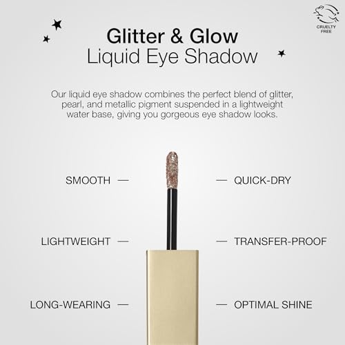 Stila Glitter & Glow Liquid Eyeshadow Kitten Karma 1 Count - Long-Lasting Sparkle