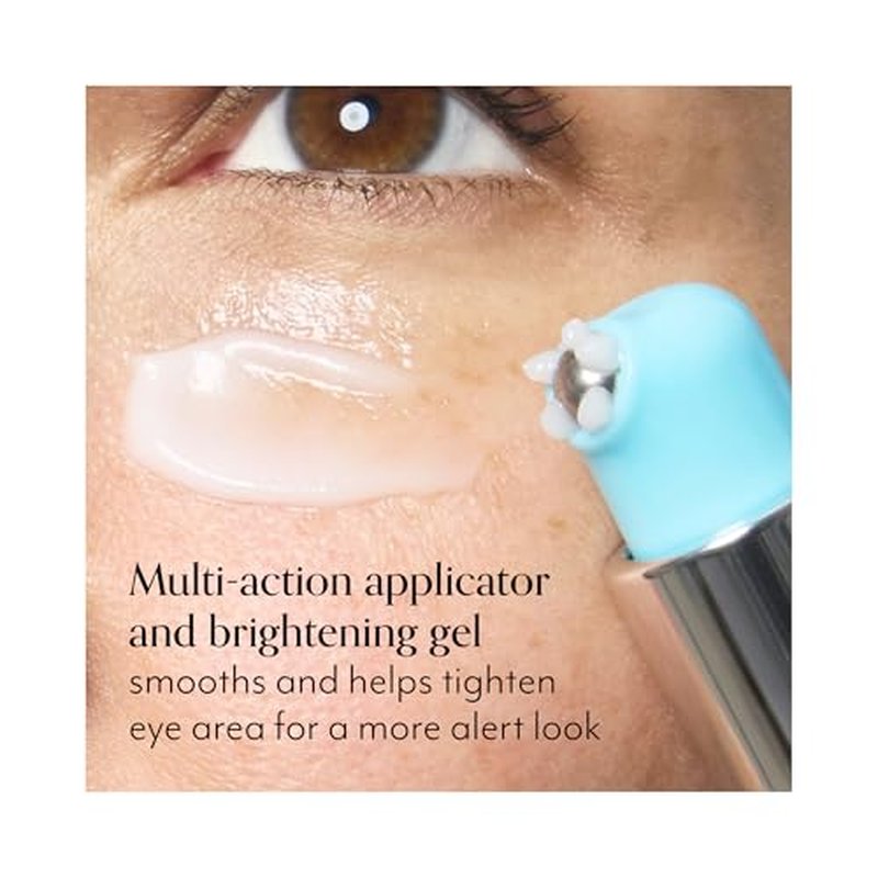 Bliss Serum and Eye Cream 2pc Set: Bliss Bright Idea Vitamin C + Tri-Peptide Brightening Serum - 1 Fl Oz - Hydrating Illuminating Face Cream with Peptides and Eye Do All Things Hydrating Eye Cream