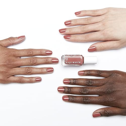 essie Expressie Nail Polish, Quick-Dry Nude Pink Nail Polish, Vegan, Party Mix & Match, 0.33 fl oz