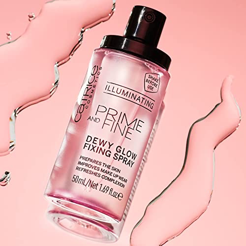 Catrice Prime & Fine Illuminating Dewy Glow Spray 50 mL Pack of 3