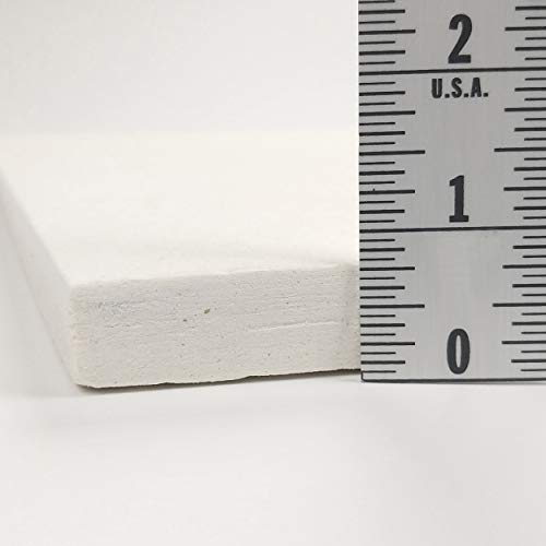 Lynn Manufacturing Ceramic Fiber Board Insulation 3/4" x 24" x 15" Pack of 2 2300°F Rated