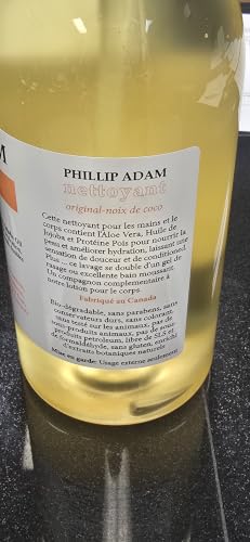 Phillip Adam Coconut Hand and Body Wash - Gentle Hydrating Formula - 33.8 Fl Oz - Pack of 1