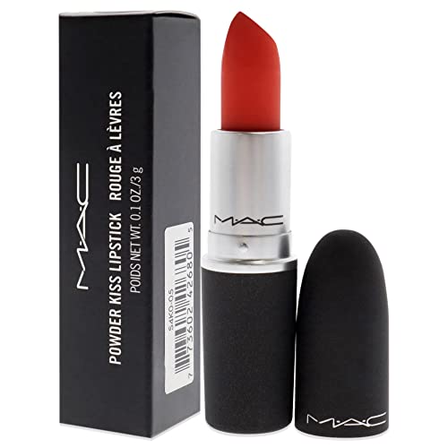 MAC Powder Kiss Lipstick - Style Shocked Lipstick Women 0.1 oz
