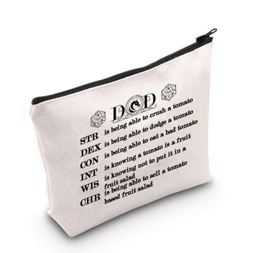 MNIGIU Game Lover Makeup Bag Game Properties Bag Fantasy Gamer Gifts D Master Gifts Dm Player Gift Game Fans Gift