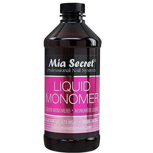 Mia Secret Liquid Monomer & Pink Acrylic Powder Set for Nail Art