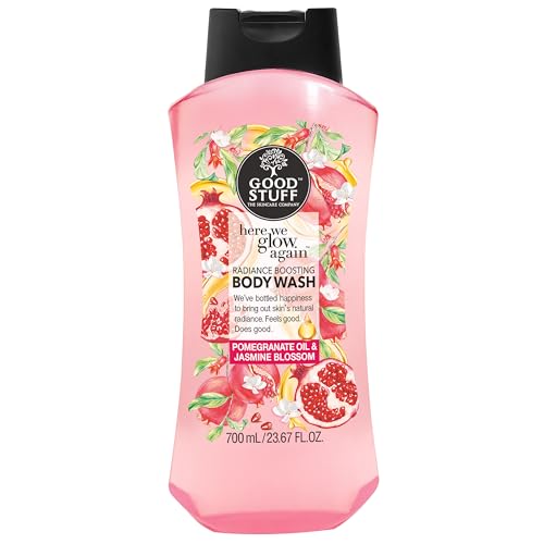 Good Stuff Here We Glow Again Radiance Boosting Body Wash - 23.7 Fl.Oz/ 700 ml. Infused with a sparkling jasmine blossom fragrance.