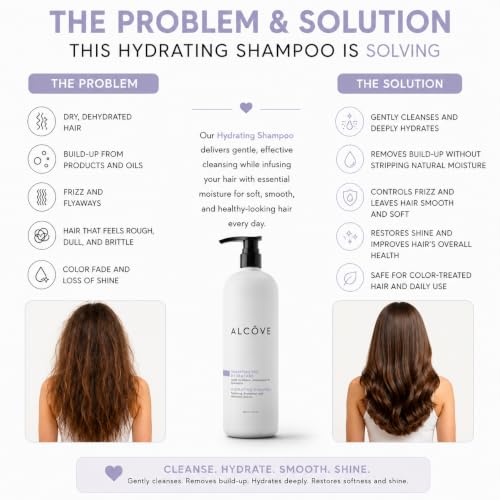 Alcôve Hydrating Sulfate-Free Shampoo with Argan Oil 32 oz