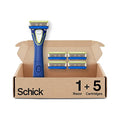 Schick Hydro Groomer Men's 4-in-1 Razor & Beard Trimmer with Refills