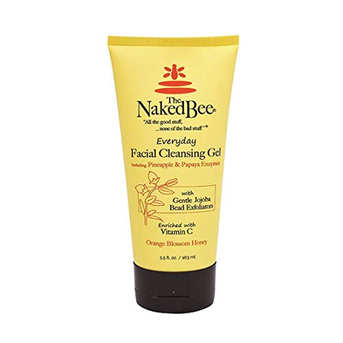 The Naked Bee Bundle Vitamin C Face & Body Moisturizing Sunscreen + Orange Blossom Honey Everyday Facial Gel 5.5 oz + Orange Blossom Honey Lotion and Lip Balm Set