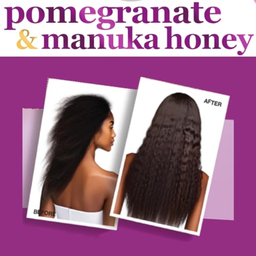 Difeel Pomegranate & Manuka Honey Hair Care Set - 12oz Shampoo, 12oz Conditioner, 8oz Leave-in Spray, 2.5oz Hair Oil