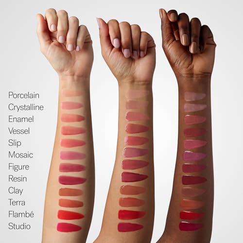 ILIA Overglaze Hydrating Lip Gloss Porcelain - Pale Pink Pearl, 24-Hour Moisture, Plump & High Shine