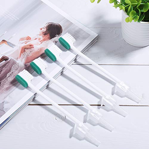 ZIZNBA Disposable ICU Suction Toothbrush Pack of 50 - Latex-Free, Soft Bristle, Individually Wrapped