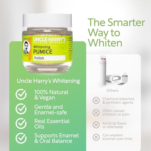 Natural Whitening Tooth Polish with Minty or Herbal Variations - 1.25 oz