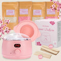 Women's Waxing Kit with Digital Wax Warmer & Natural Beads - Hair Removal Set