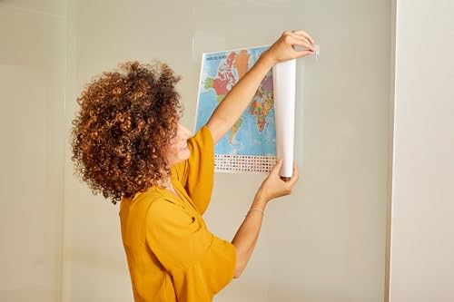 1 Pack Tesa Powerstrips Poster Mounting Strips - Damage-Free Wall Hanger, 20 pcs, White