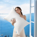 AiAngu Canadian Luxury Goose Down Pillow King Size 1050 Fill Power White