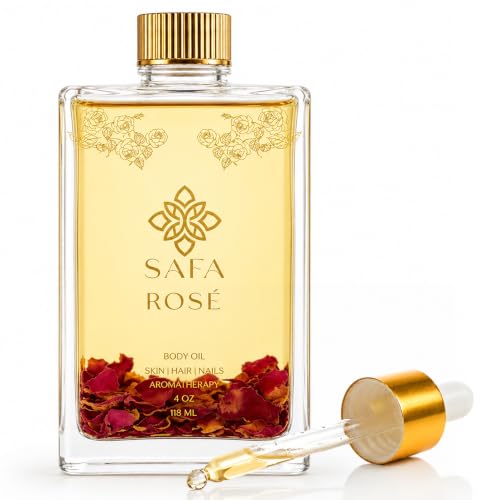 Rosé Body Oil with Bulgarian Rose & Organic Botanical Oils - 4 fl oz - Variations of THIS listing