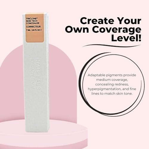 HAUS LABS BY LADY GAGA Triclone Skin Tech Hydrating + De-puffing Concealer with Fermented Arnica 14 Light Peach