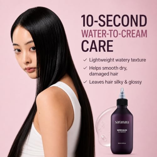 Silk Water Hair Treatment for Damaged Hair - 10 Second Nourishing & Moisturizing