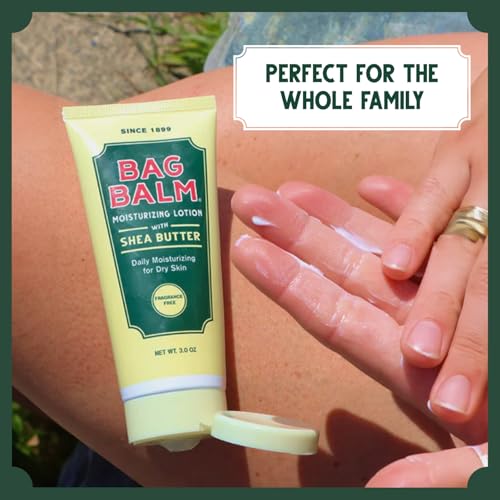 Bag Balm Moisturizing Body Lotion with Shea Butter - 8oz Tubes, Pack of 2