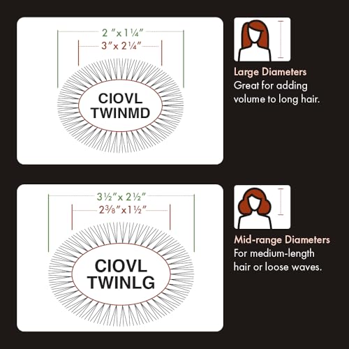 Olivia Garden Turbo Vent Oval Twin & 100% Boar Hair Brush