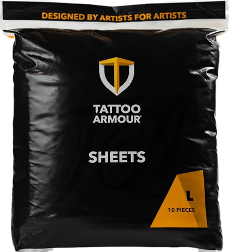 Tattoo Aftercare Sheets - Large Healing Pads for Tattoos, 1 Pack