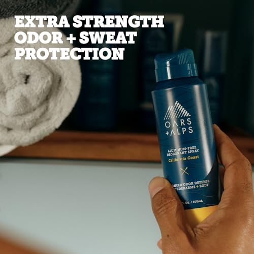 Oars + Alps Aluminum-Free Whole Body Deodorant Spray 2pk - California Coast