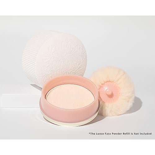 Paul & Joe Loose Powder Box + Puff - Refill Sold Separately, All-Day Lightweight Powder, Translucent Skin, Covers Pores, Absorbs Excessive Sebum, Creates Airy and Velvety Skin