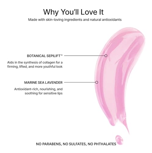 Lip Gloss with Plumping & High Shine - Bubble Pink - Hydrating & Nourishing