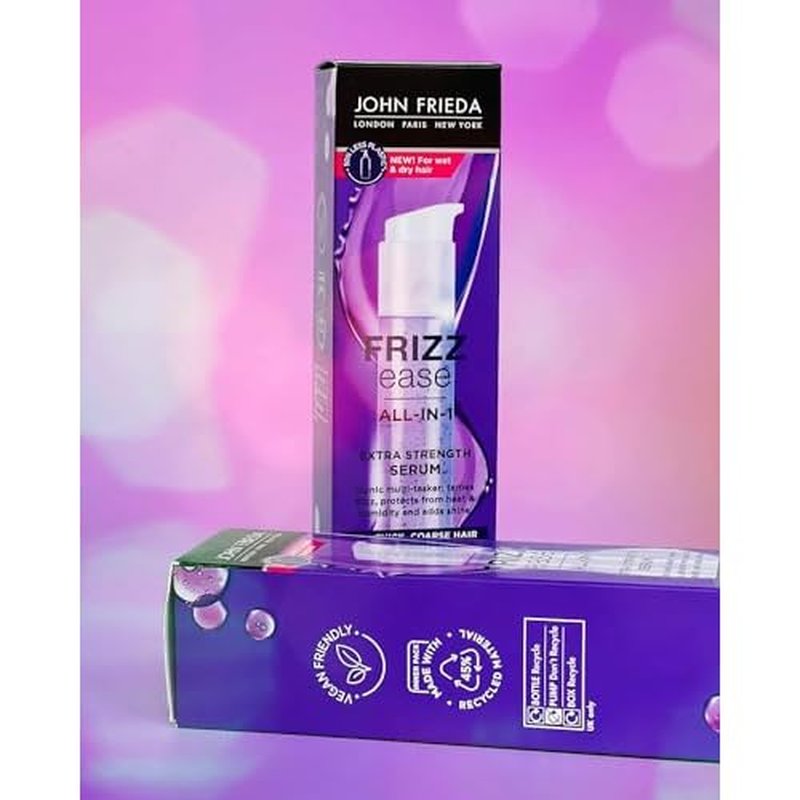 John Frieda Frizz-Ease Extra Strength 6 Effect Serum, 1.69 Ounce (3 Pack)