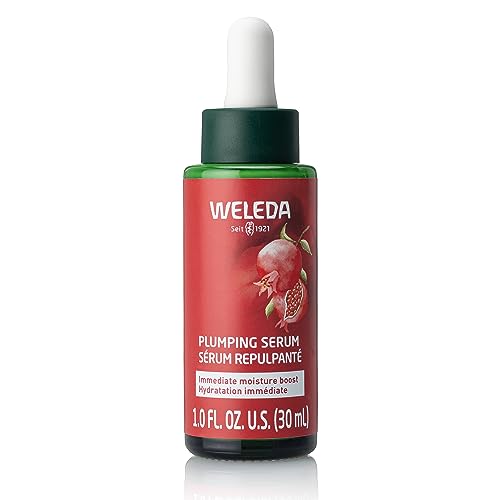 Weleda Face Care Plumping Serum - Plant-Rich Hydrating Serum with Peptides - Immediate Moisture & Radiance Boost