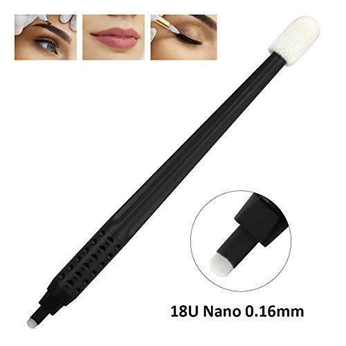 Disposable Microblading Pen Set 18U Nano Blades 0.16mm - 10pcs Sterile