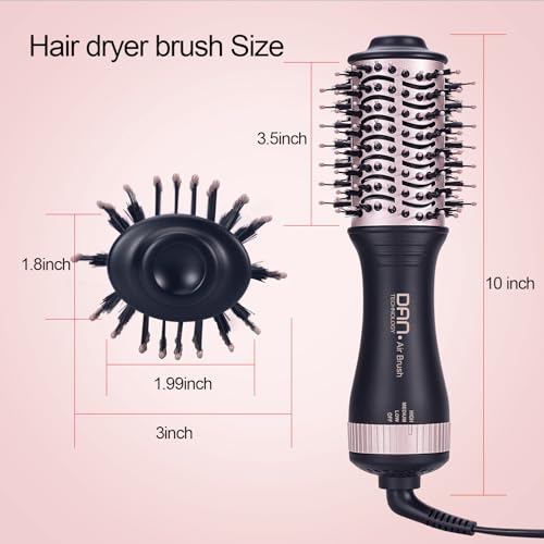 Small Hair Dryer Brush - 1.99 Inch Hot Air Volumizer & Styling Tool