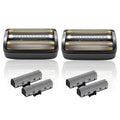 Black Replacement Foil & Cutter Set for Andis reSURGE Shaver 17300 - 2 Pack