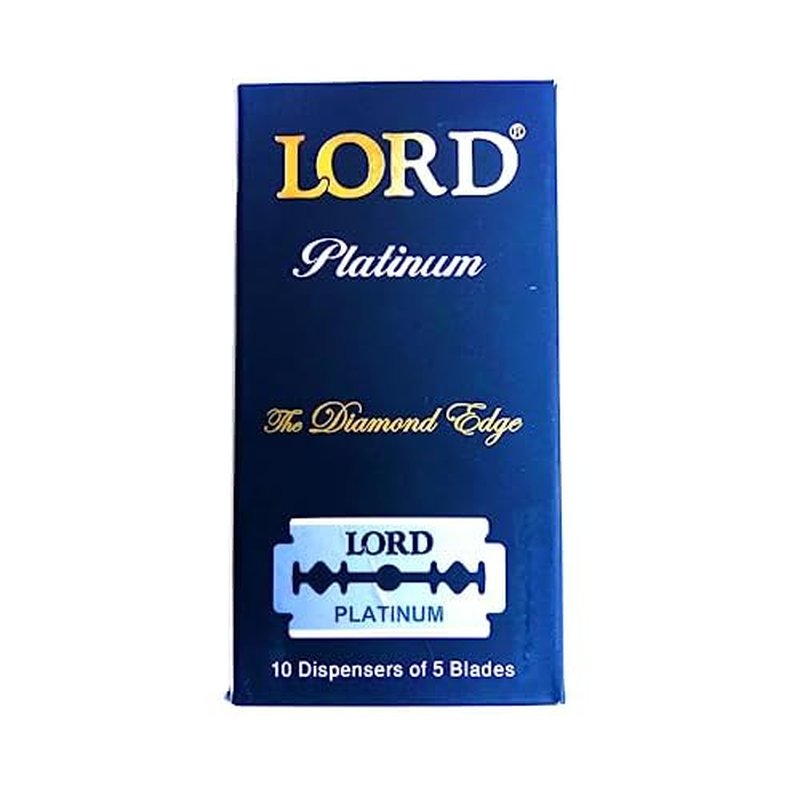 50 New Lord Platinum Double Edge Razor Blades