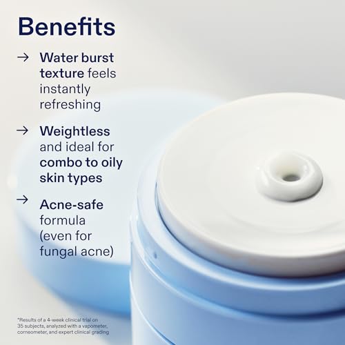 Skinfix Barrier Balancing Water Cream Mini - 0.5 oz, Lightweight Hydrator for Oily & Combo Skin, Vegan & Fragrance-Free