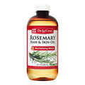 De La Cruz Rosemary Oil Blend Moisturizer with Castor, Avocado and Olive Oil - Topical Use Only 8 FL. OZ. (236 mL)