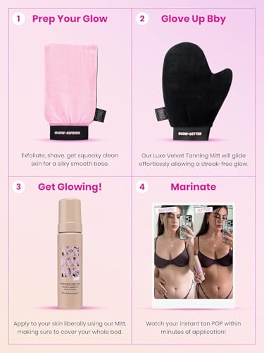 Instant Wash-Off Tanning Mousse for Face & Body - Fast-Drying, Vegan & Cruelty-Free, 200mL