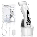 Women’s Electric Shaver Bikini & Body Trimmer - White, Rechargeable, Waterproof