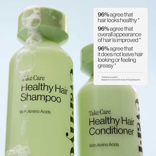 Eva NYC Take Care Healthy Hair Shampoo & Conditioner Set - 10oz, Lavender Scent, Amino Acids, Pack of 2