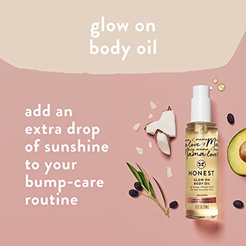 The Honest Company Mama Belly Love Bundle: 4 oz Body Butter + 4 oz Body Oil (Pack of 2)