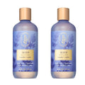 Lavender Vanilla Body Wash & Foam Bath Set - 10 Fl Oz, 2 Pack, Aromatherapy Gentle Cleanser with Vitamin E & Aloe
