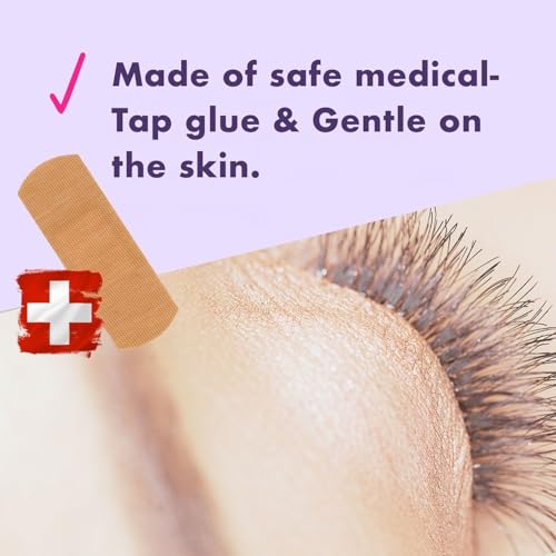 D-UP 2 Pack Lash Extension Glue for Fake Lashes, K Beauty Waterproof Eyelash Glue for Sensitive Eyes, Self Adhesive Lashes, Medical Grade, Made in Korea, Clear EX 552