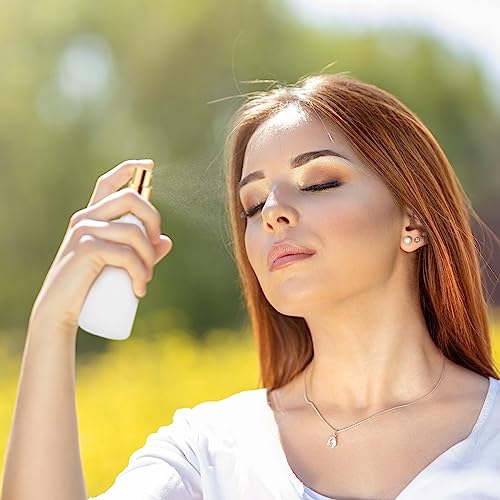 Roshtia Gold 30 Pack Glass Spray Bottles 3.4 oz Refillable Perfume Containers